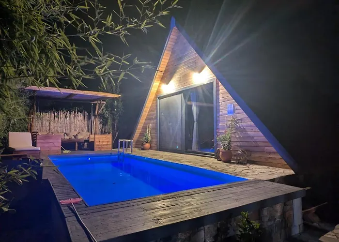 Unique Wooden Villa With Pool