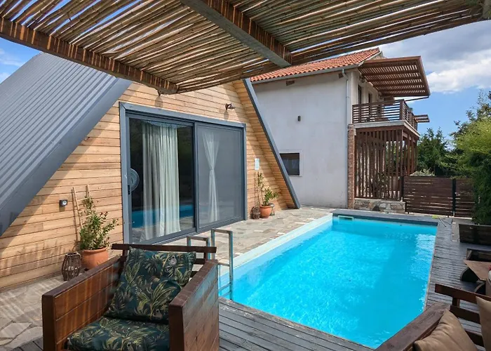 Unique Wooden Villa With Pool