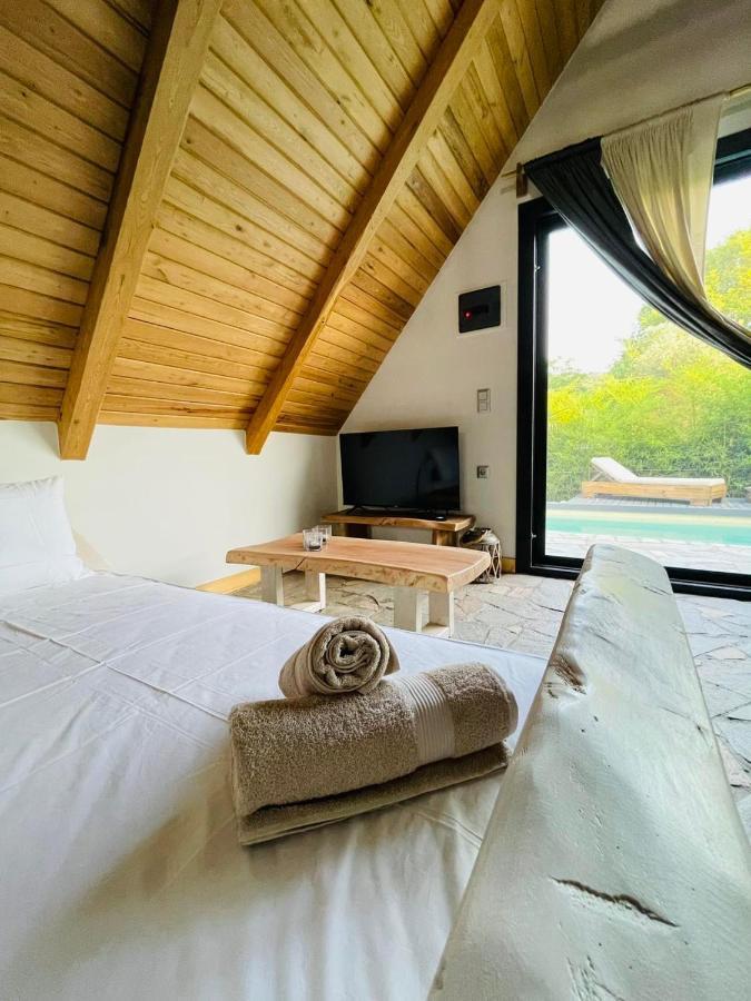 Unique Wooden With Pool Holiday home