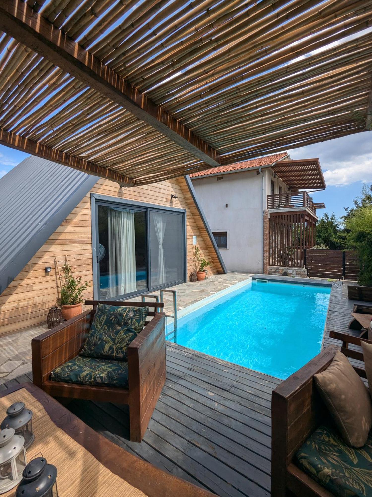Unique Wooden With Pool Olympiada